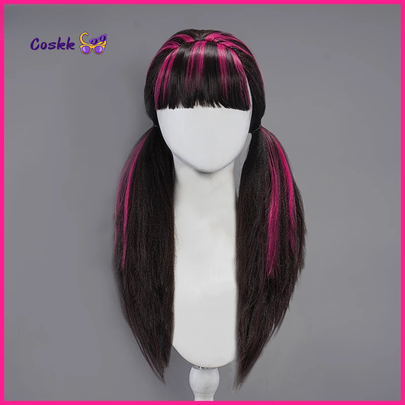 Anime Cosplay Wig Heat Resistant - Peruka do Cosplayu Draculauraa, Długie Włosy