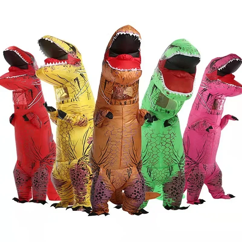 Inflatable Dinosaur Costume Adult - Tyrannosaurus rex nadmuchiwany kostium maskotka Anime