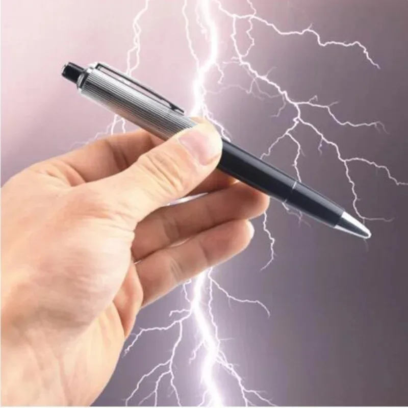 Shock Pen Prank Toy - 1 szt. Kreatywny długopis z elektrowstrząsem,