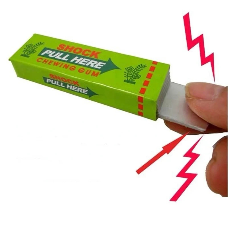 Shock Pen Prank Toy - Gumka do żucia z elektrowstrząsem –