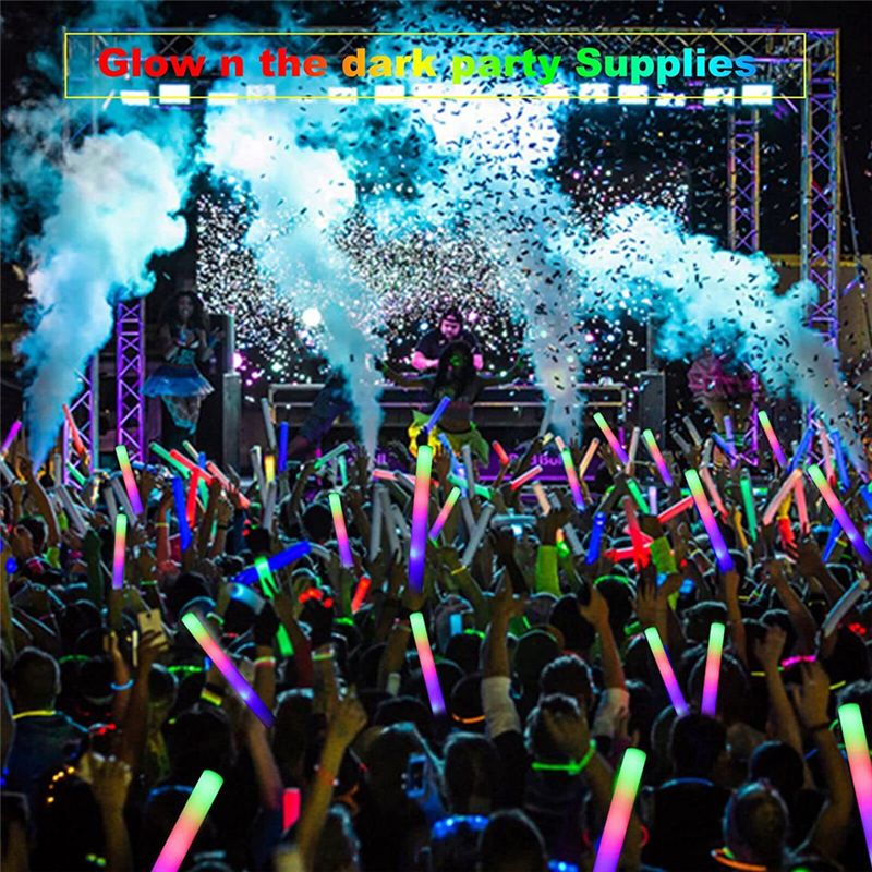 Flashing Led Foam Sticks Party - A75K Świetliki Hurtowo, Piankowe pałeczki LED