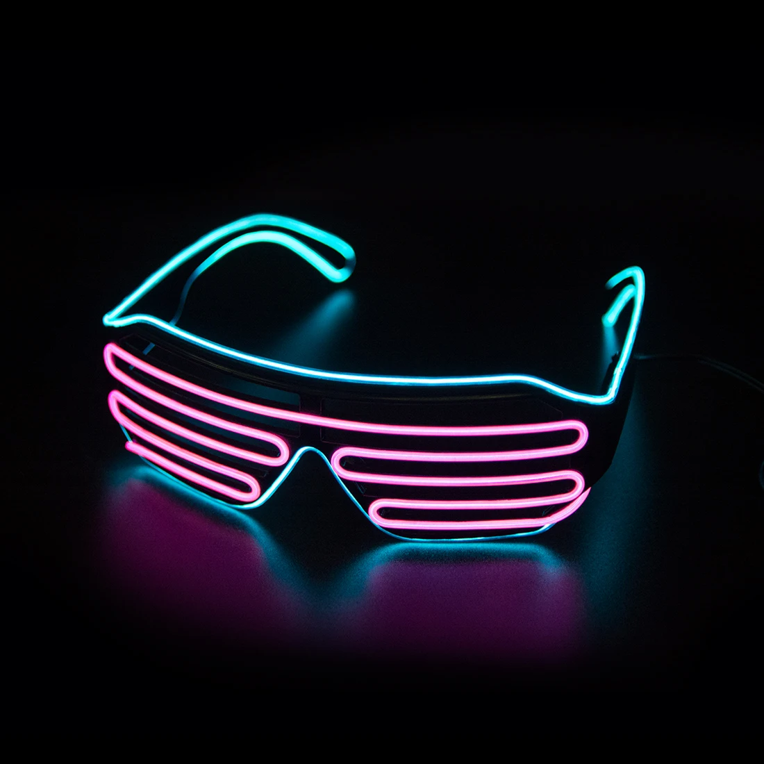 Glow In The Dark Party Glasses - Świecące okulary LED Gafas Luminous Bril