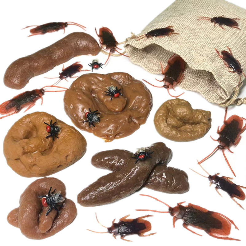 Fake Poop Gag Gift - Miękkie sztuczne odchody 6/24 sztuk, zabawki,