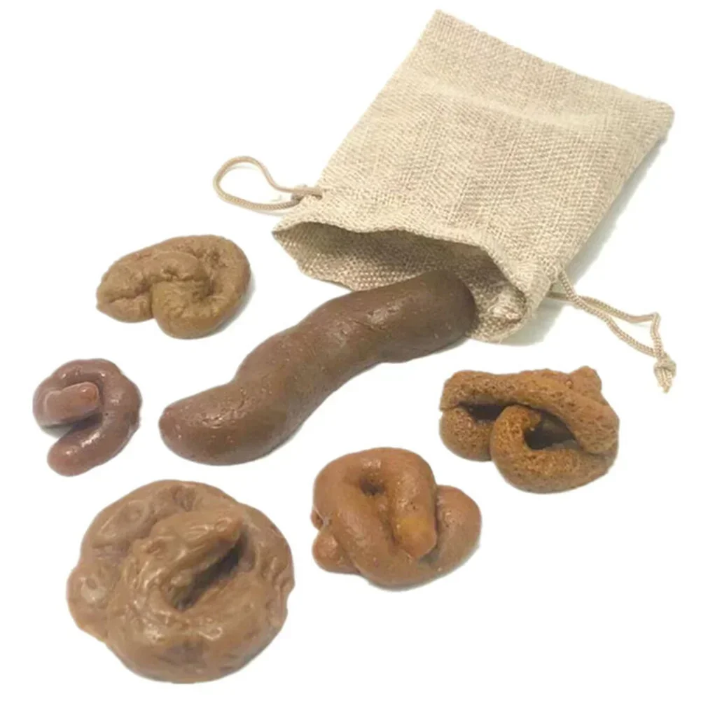 Fake Poop Gag Gift - 6szt Realistyczne fałszywe psie kupa Pranks