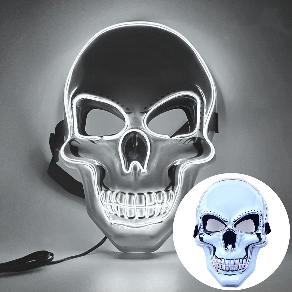 Led Purge Mask Halloween - Maska Czaszka Horror Halloween Moda Halloween