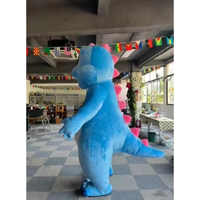Inflatable Dinosaur Costume Adult - Kostium dmuchany Niebieski Smok dla dorosłych,