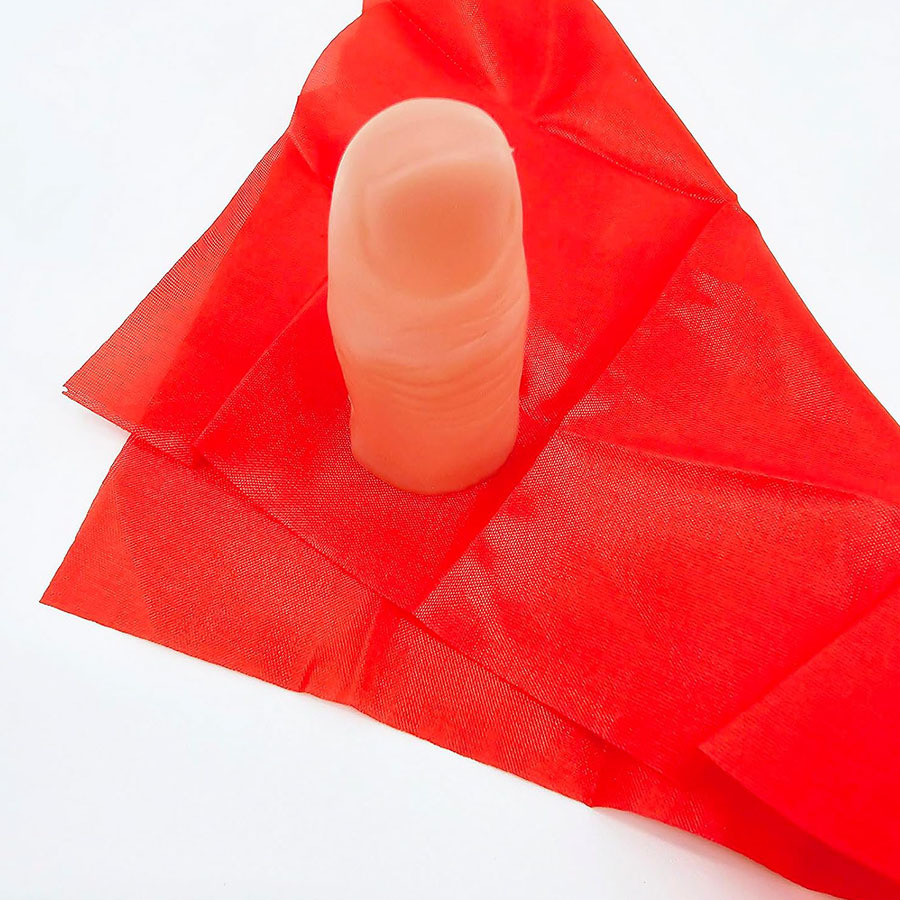 Thumb Tip Magic Trick Set - Zestaw Rekwizytów Magicznych: Szalik, Znikający Palec,