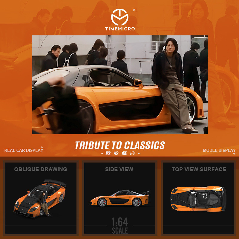 Novelty Gifts - TimeMicro-TM 1/64 Szybcy i wściekli Mazda