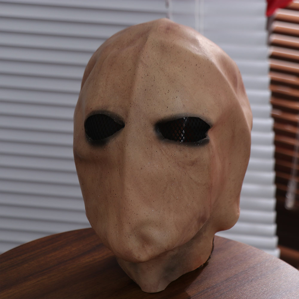 Latex Alien Mask Realistic - Maska Halloween Faceless Man Slenderman Nietoksyczna