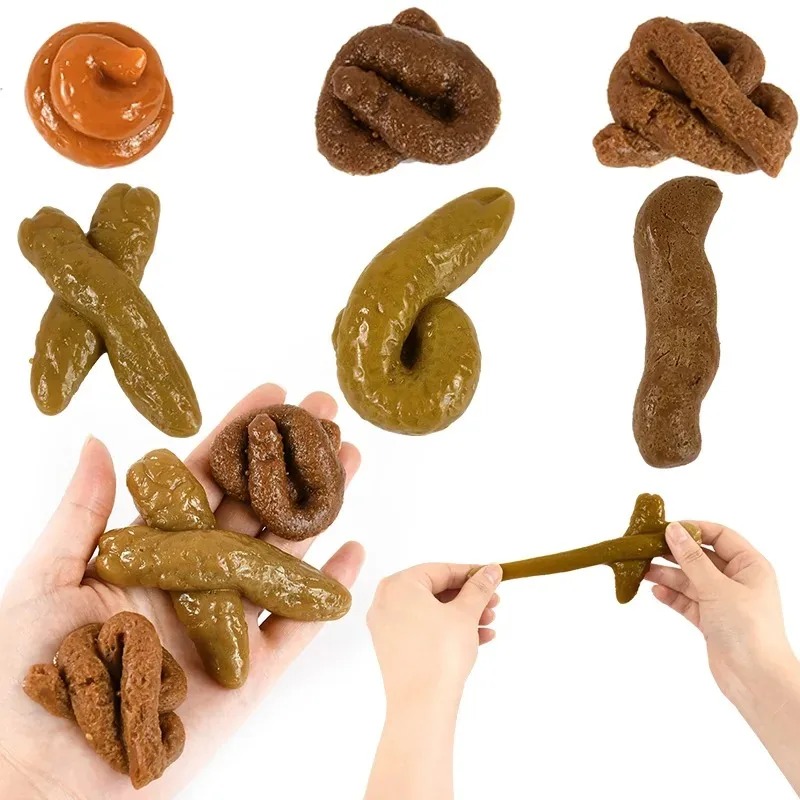 Fake Poop Gag Gift - Realistyczna, bezpieczna i miękka plastikowa sztuczna