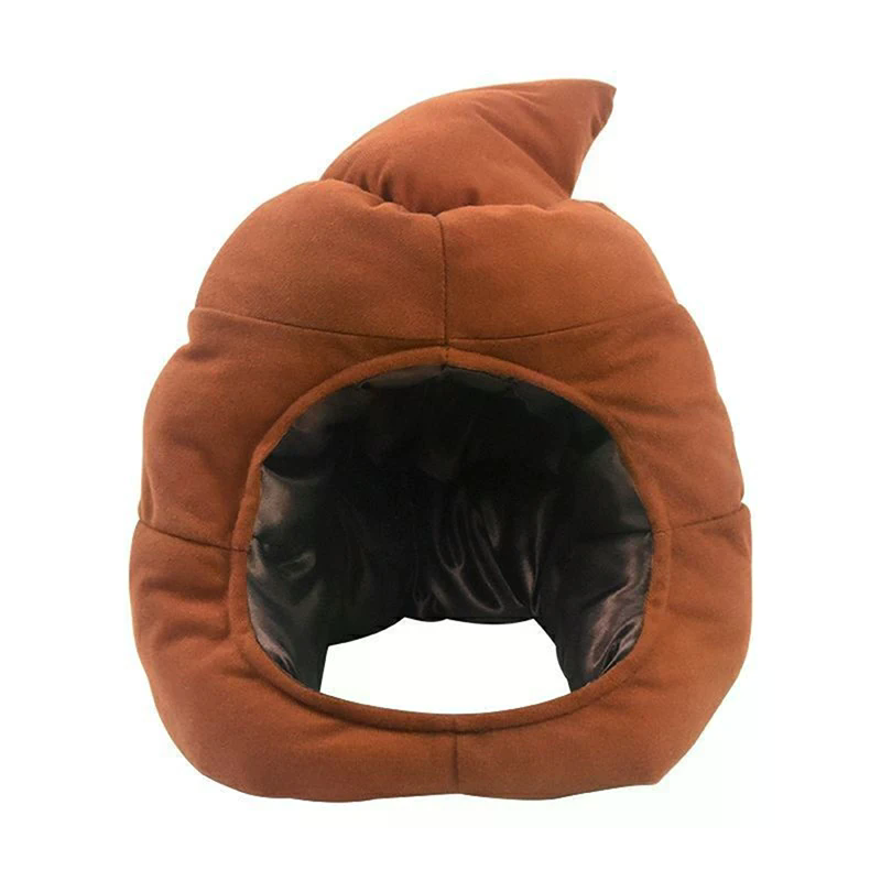 Fake Poop Gag Gift - Kreatywna, urocza pluszowa czapka w kształcie