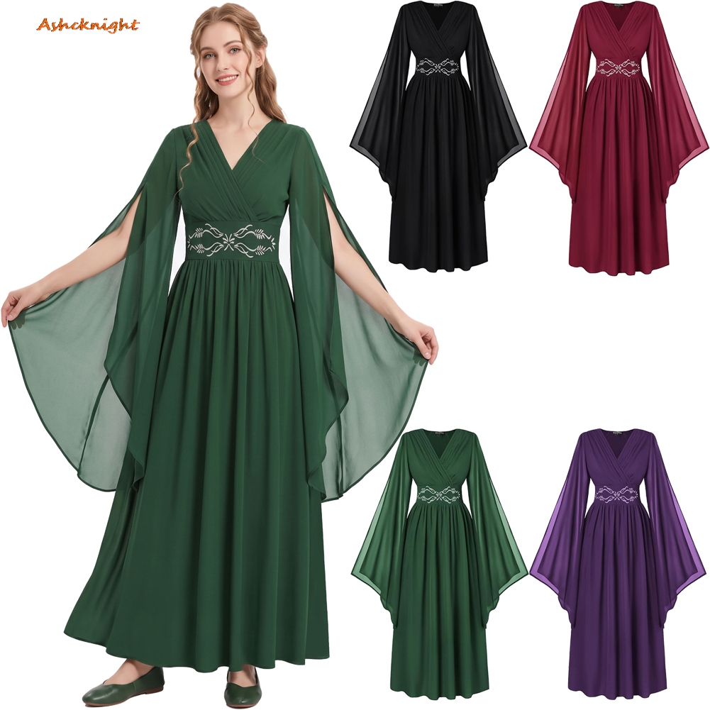 Medieval Renaissance Dress Women - Sukienka w stylu średniowiecznym, renesansowym, wiktoriańskim,
