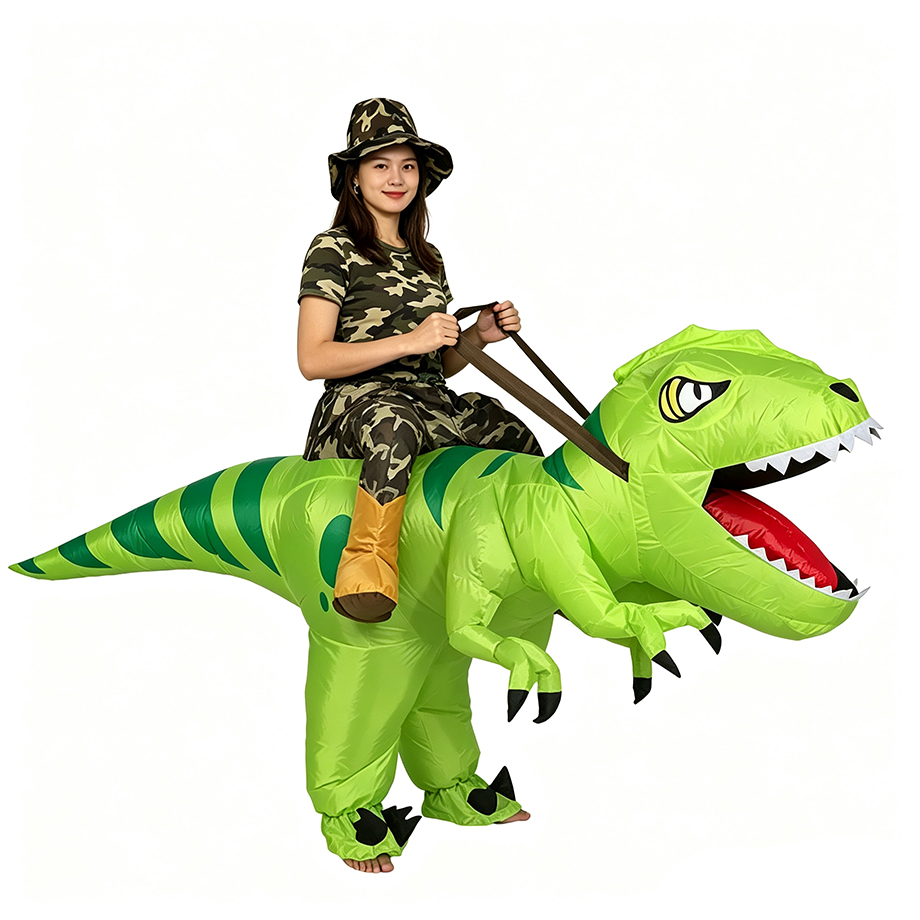 Inflatable Dinosaur Costume Adult - Nadmuchiwany kostium dinozaura T-Rexa dla dorosłych,