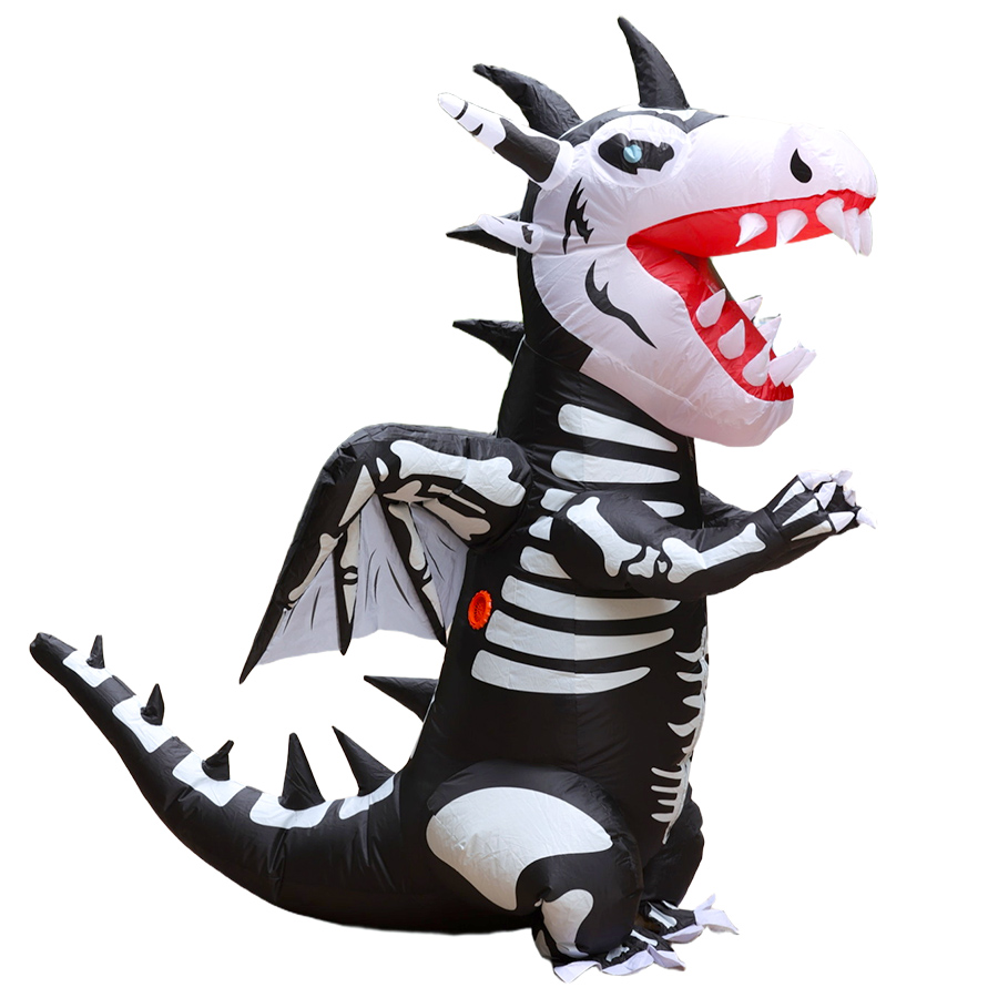 Inflatable Dinosaur Costume Adult - Kostium dmuchany na Halloween dla dorosłych,
