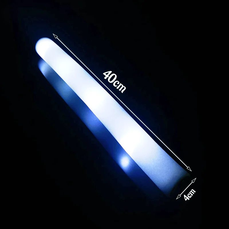 20/30 szt. LED Białe Piankowe  – Flashing Led Foam Sticks Party recenzja i cena