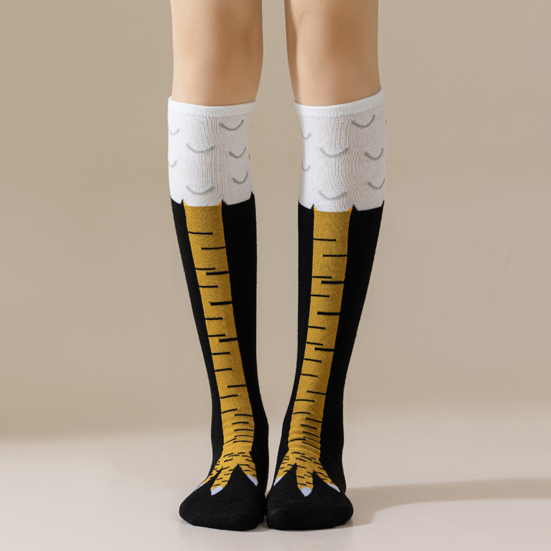 Śmieszne skarpety męskie 3D z  – Funny Chicken Leg Socks recenzja i cena