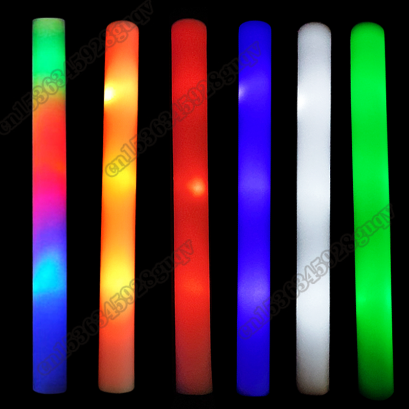 30/60szt LED Glow Foam Stick M – Flashing Led Foam Sticks Party recenzja i cena