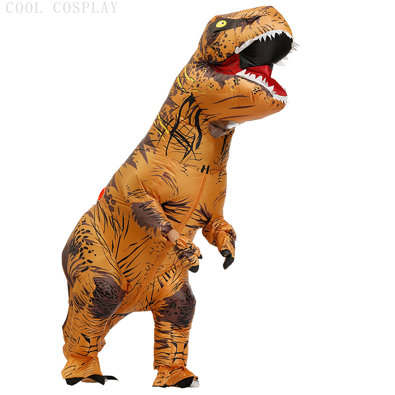 Kostium dmuchany T-Rex dinozau – Inflatable Dinosaur Costume Adult recenzja i cena