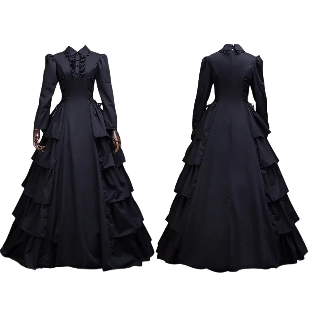Kostium Cosplay dla Kobiet: Śr – Medieval Renaissance Dress Women recenzja i cena