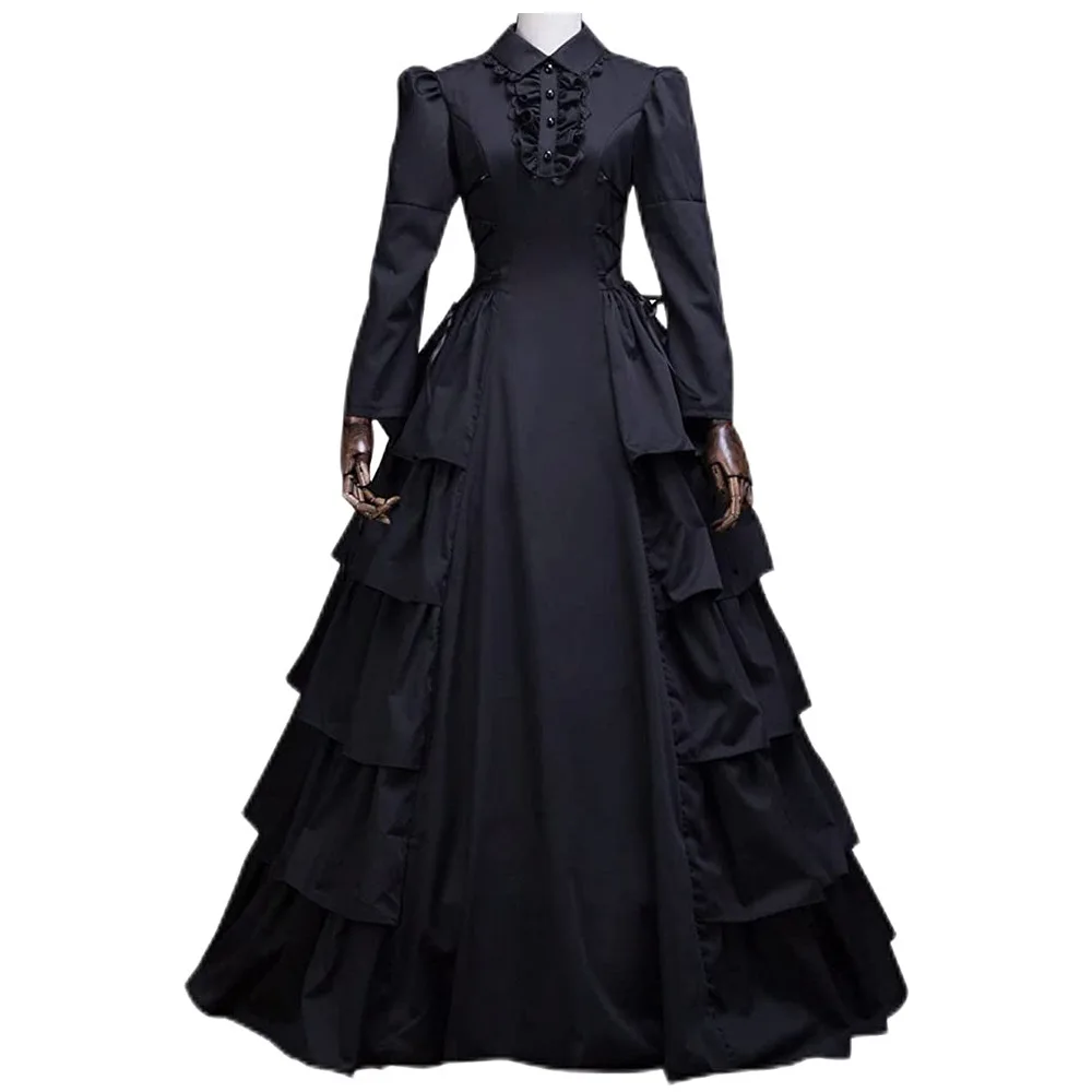 Kostium Cosplay dla Kobiet: Śr – Medieval Renaissance Dress Women recenzja i cena