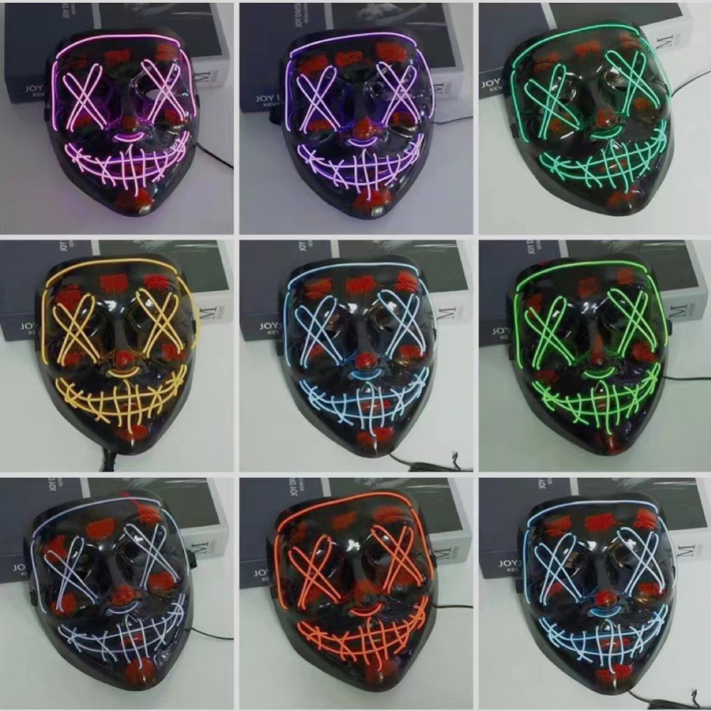 Maski na Halloween dla mężczyz – Led Purge Mask Halloween recenzja i cena