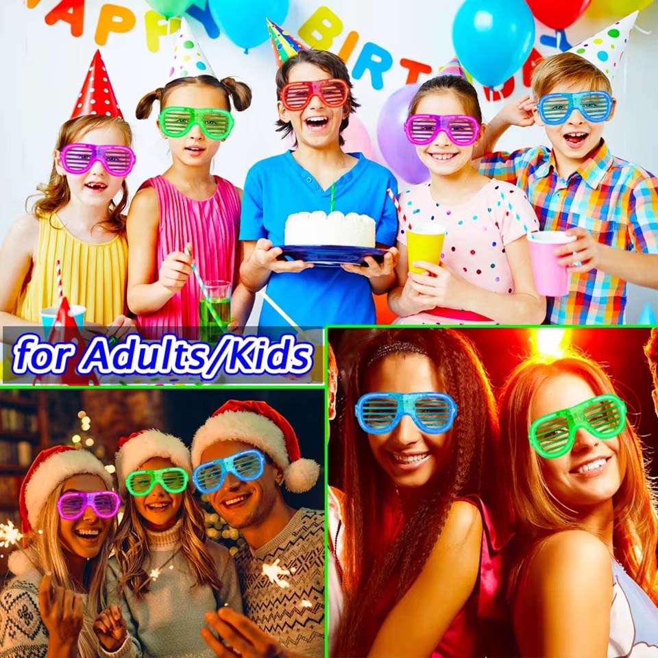 5-50 szt. Świecące Okulary LED – Glow In The Dark Party Glasses recenzja i cena