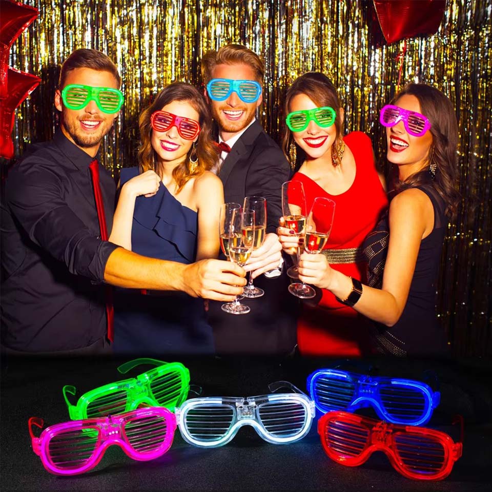 5-50 szt. Świecące Okulary LED – Glow In The Dark Party Glasses recenzja i cena