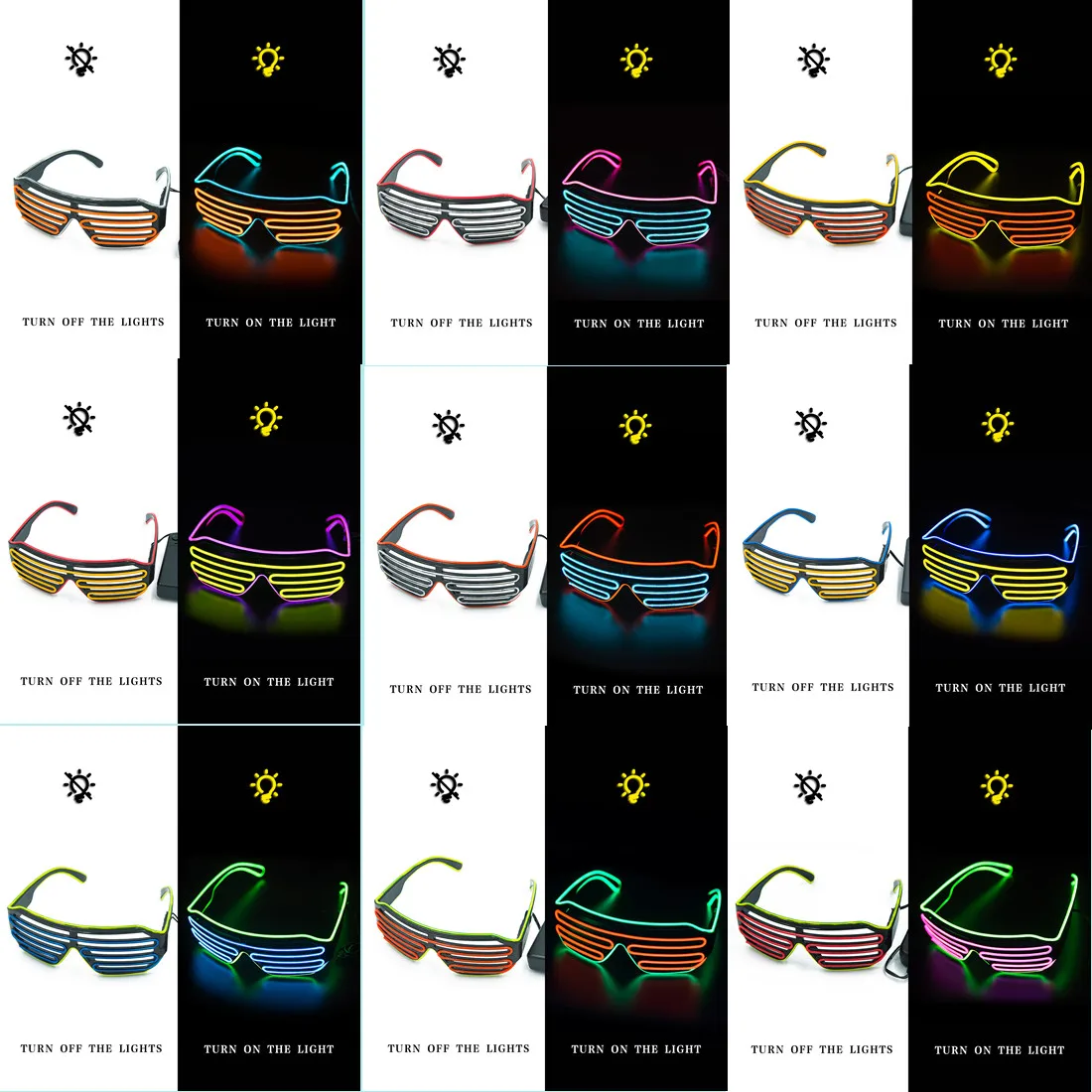 Świecące okulary LED Gafas Lum – Glow In The Dark Party Glasses recenzja i cena