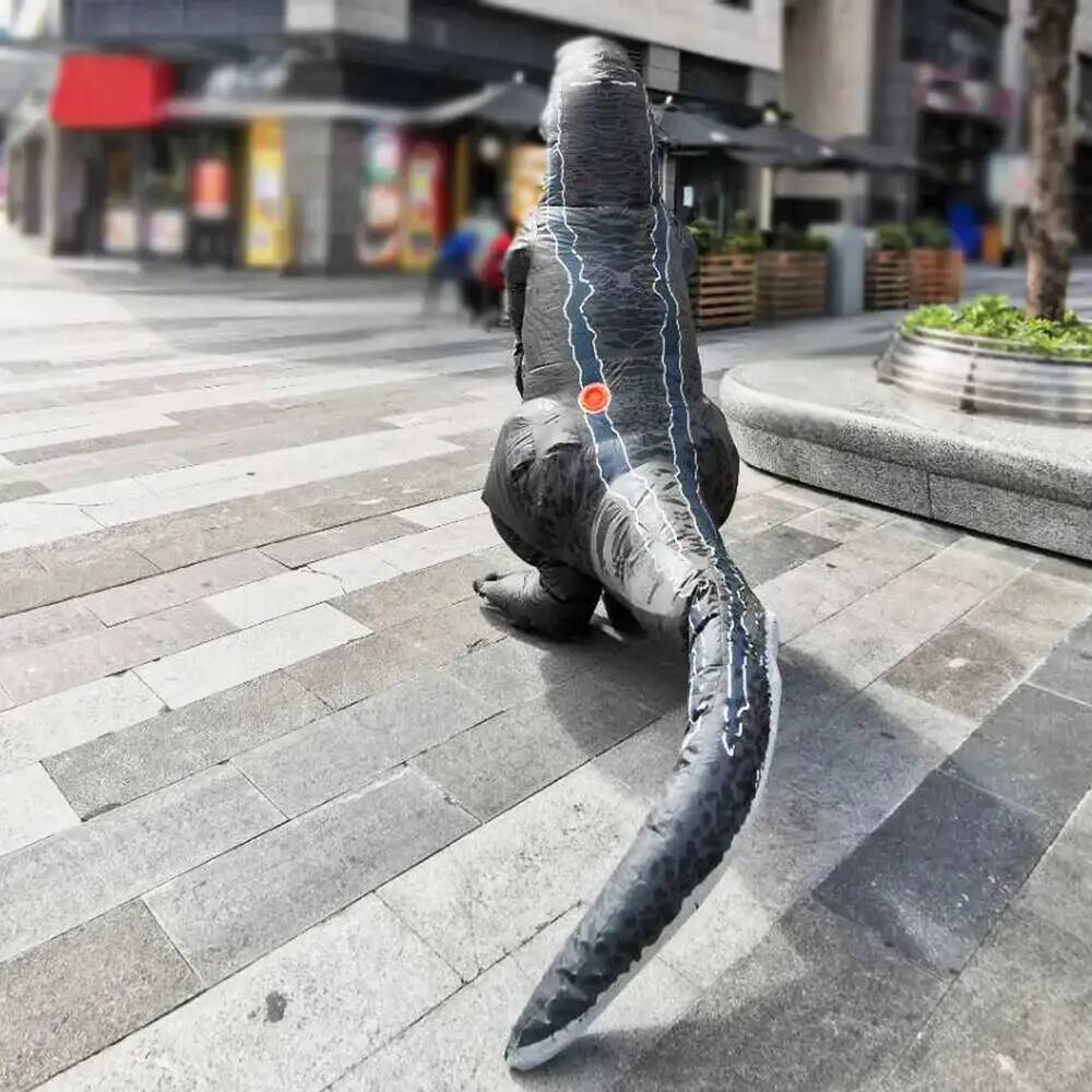 Kostium dmuchany T-REX dla dor – Inflatable Dinosaur Costume Adult recenzja i cena