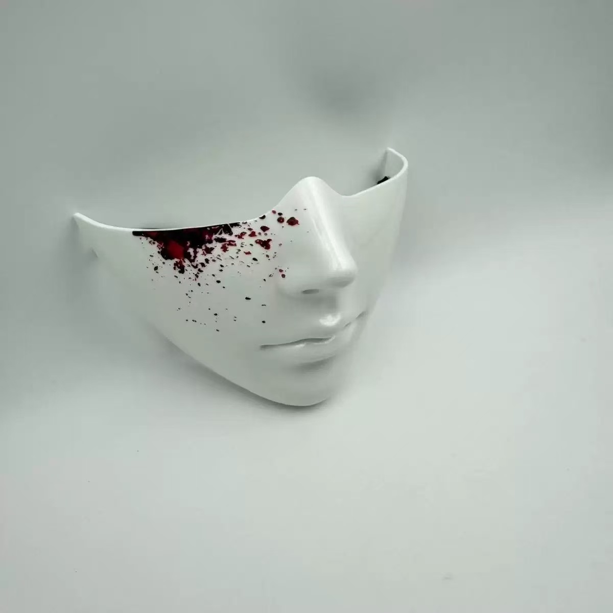 Maska na pół twarzy, gładka ma – Led Purge Mask Halloween recenzja i cena