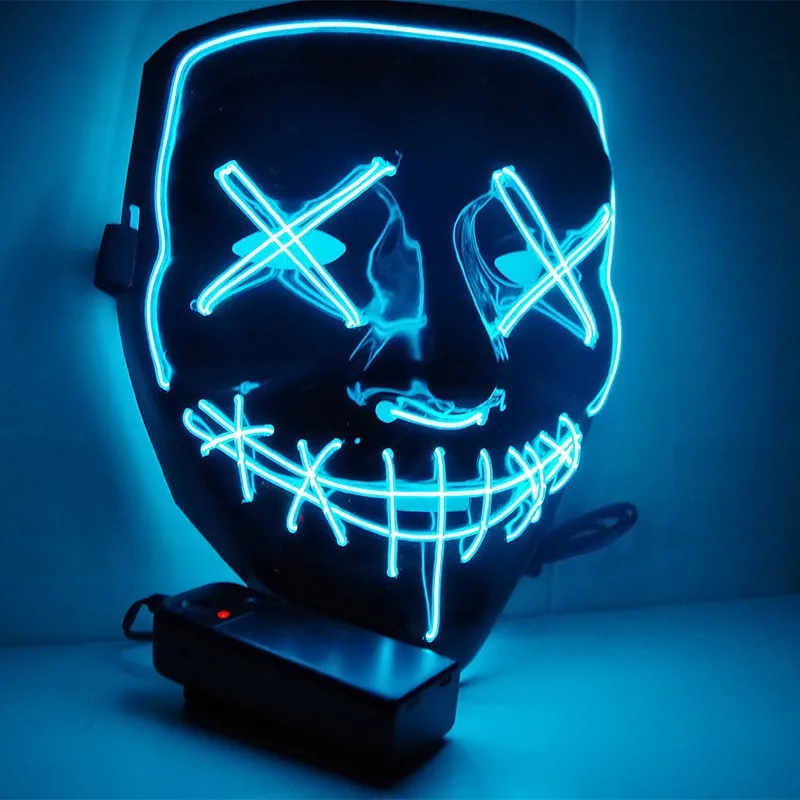 Bezprzewodowa straszna świecąc – Led Purge Mask Halloween recenzja i cena