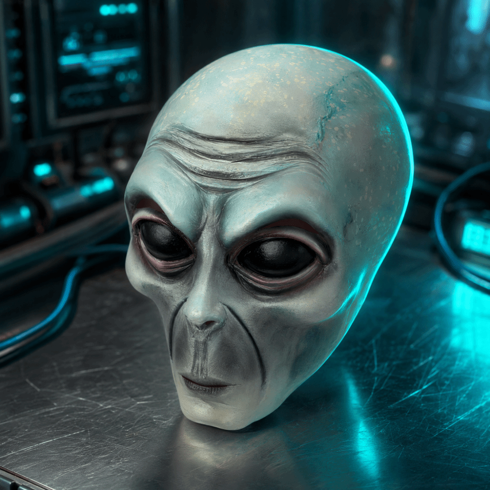 Maska lateksowa z motywem kosm – Latex Alien Mask Realistic recenzja i cena