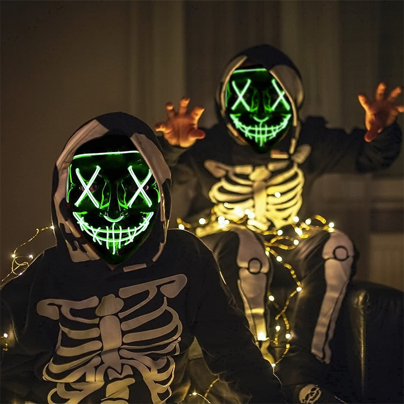 Straszna maska Purge na Hallow – Led Purge Mask Halloween recenzja i cena