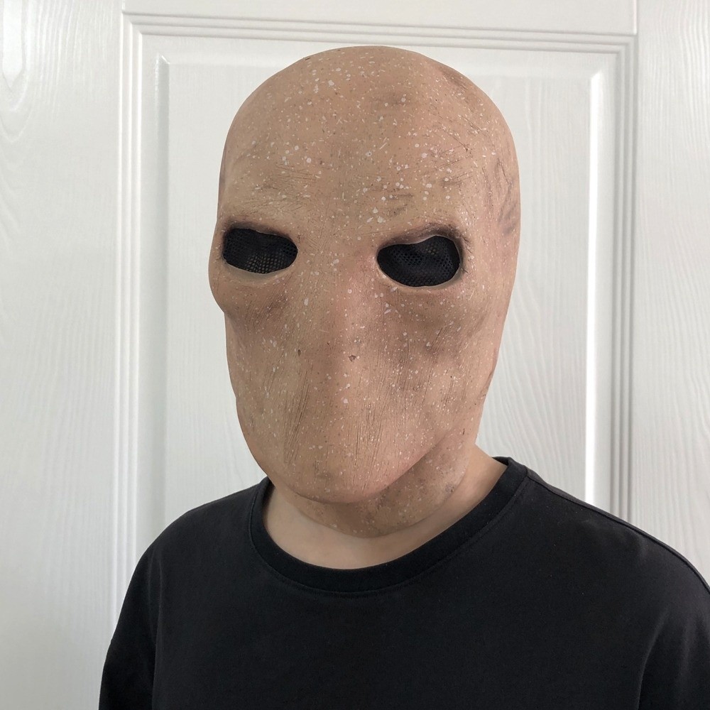 Maska Bez Twarzy Halloween Sle – Latex Alien Mask Realistic recenzja i cena