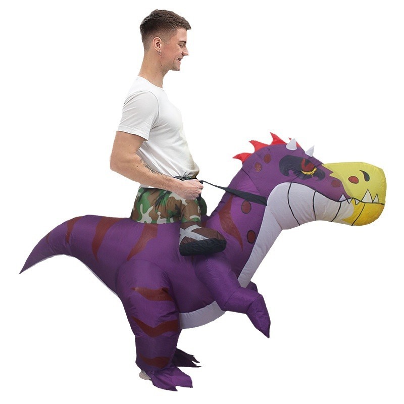 Kostium dmuchany dinozaur na H – Inflatable Dinosaur Costume Adult recenzja i cena