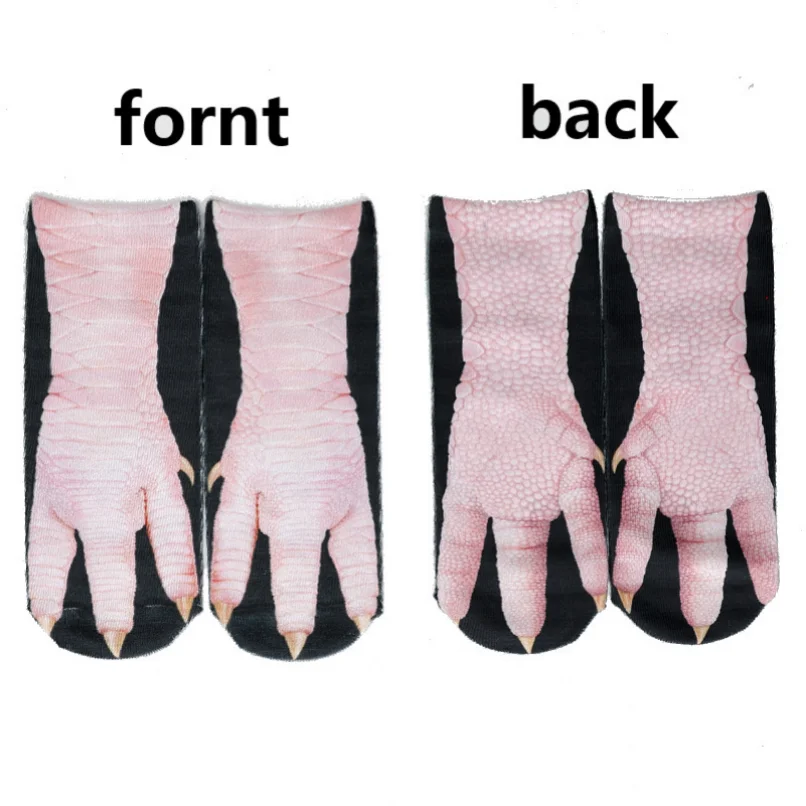 Śliczne skarpetki z nadrukiem  – Funny Chicken Leg Socks recenzja i cena