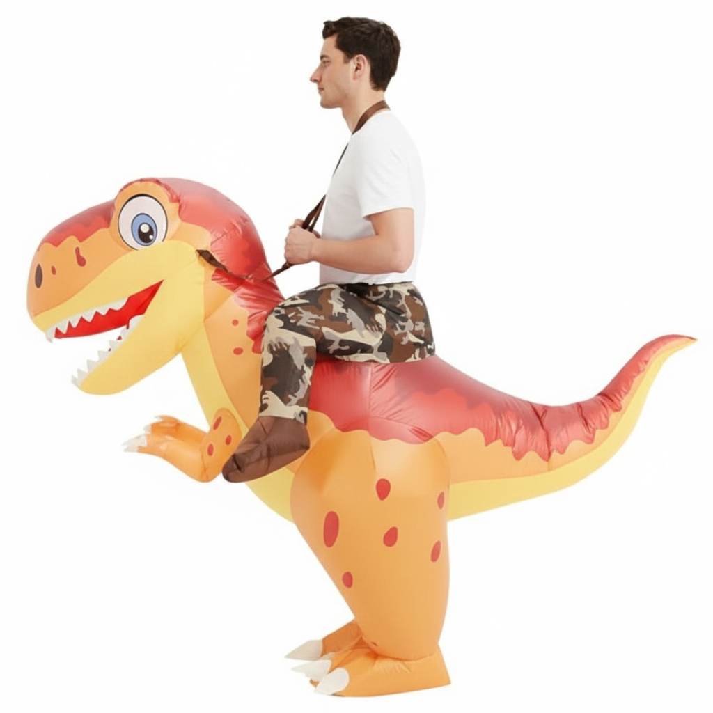 Kostium dmuchany dinozaura T-R – Costumes recenzja i cena