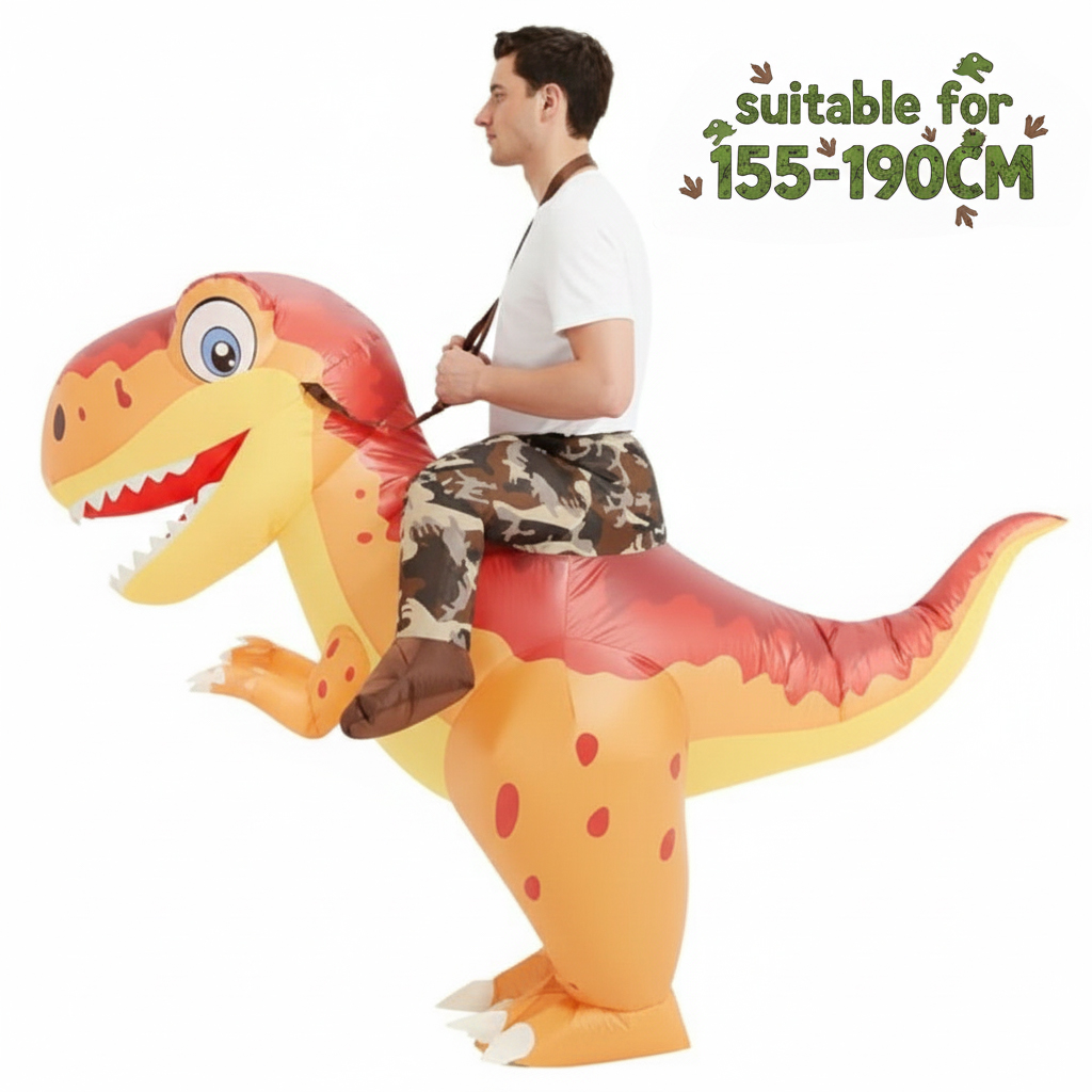 Kostium dmuchany dinozaura T-R – Costumes recenzja i cena