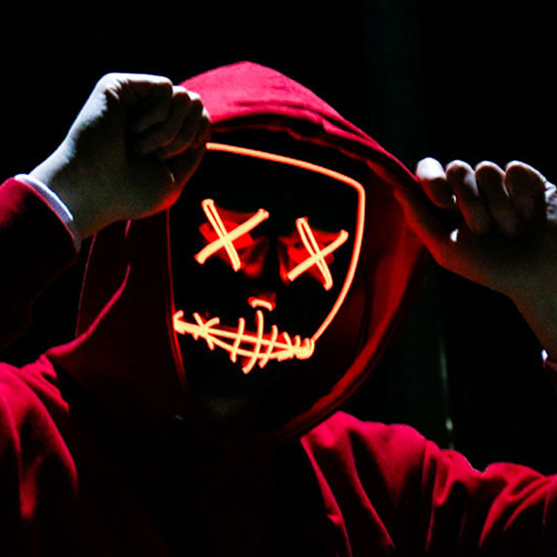 Maska Halloweenowa Straszna Ve – Led Purge Mask Halloween recenzja i cena