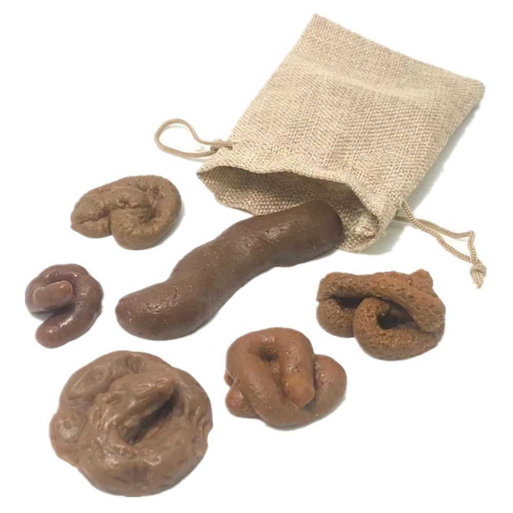 6 szt. Śmieszne sztuczne kupy  – Fake Poop Gag Gift recenzja i cena