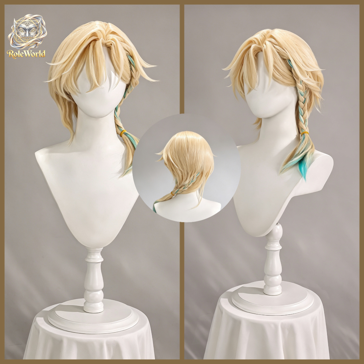 Peruka Cosplay Honkai Star Rai – Anime Cosplay Wig Heat Resistant recenzja i cena