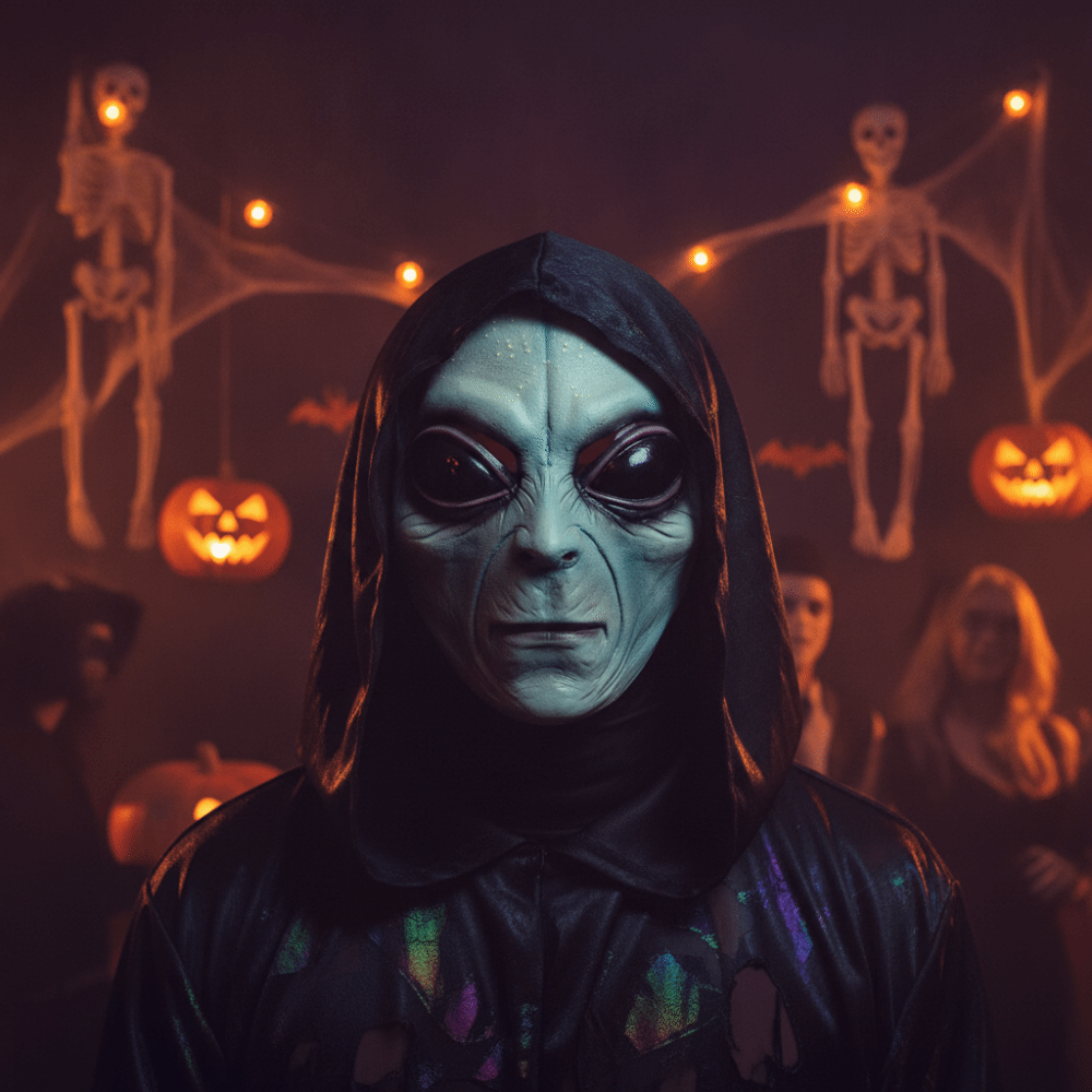 Maska lateksowa z motywem kosm – Latex Alien Mask Realistic recenzja i cena