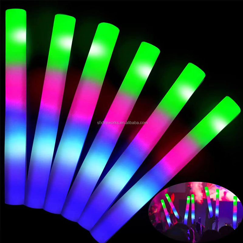 20 szt. Piankowe pałeczki świe – Flashing Led Foam Sticks Party recenzja i cena