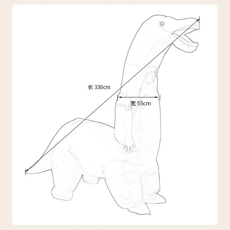 2024 Nowy nadmuchiwany kostium – Inflatable Dinosaur Costume Adult recenzja i cena