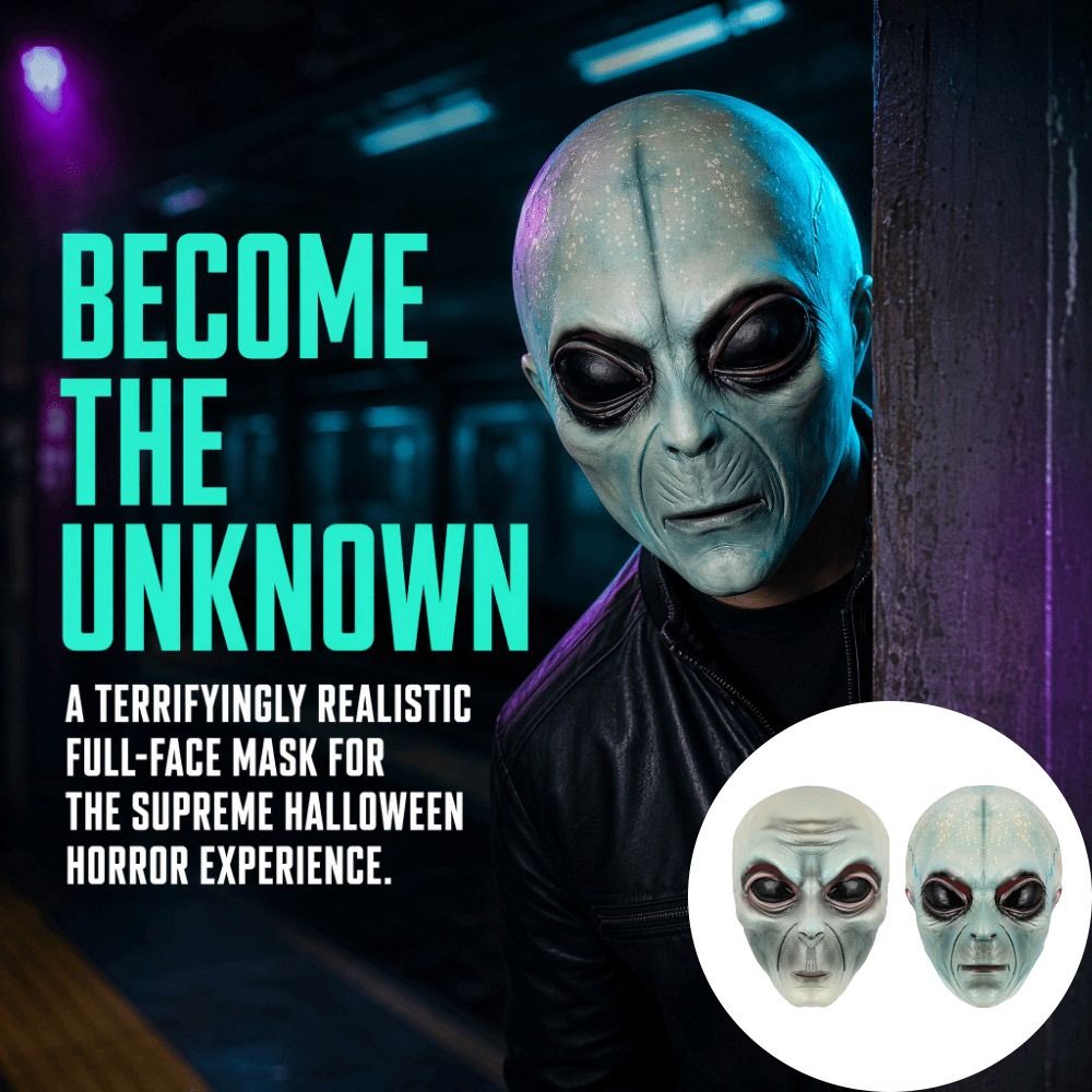 Maska lateksowa z motywem kosm – Latex Alien Mask Realistic recenzja i cena