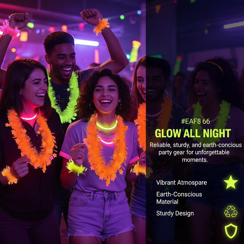 Zestaw neonowych gwiazdkowych  – Glow In The Dark Party Glasses recenzja i cena