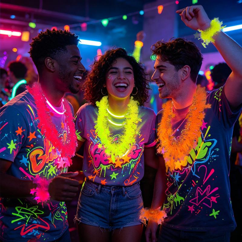 Zestaw neonowych gwiazdkowych  – Glow In The Dark Party Glasses recenzja i cena