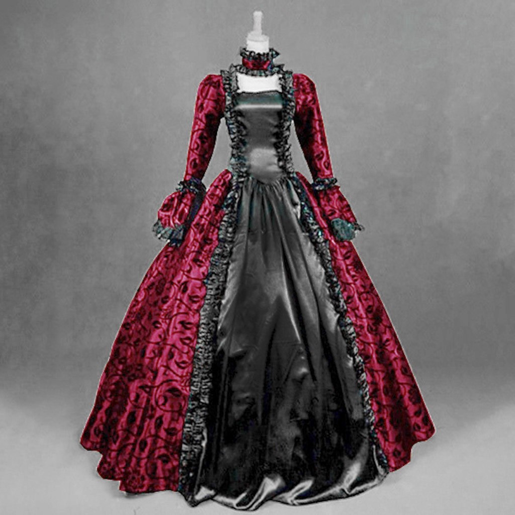 Damska Sukienka Vintage Eksklu – Medieval Renaissance Dress Women recenzja i cena