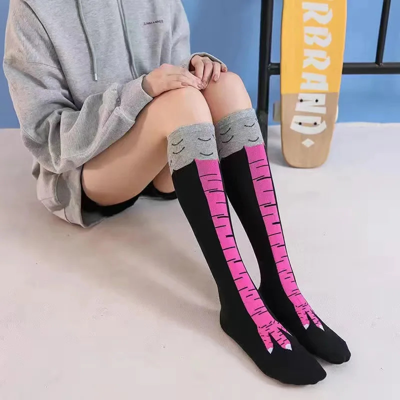 1/2/3 szt. Śmieszne pończochy  – Funny Chicken Leg Socks recenzja i cena