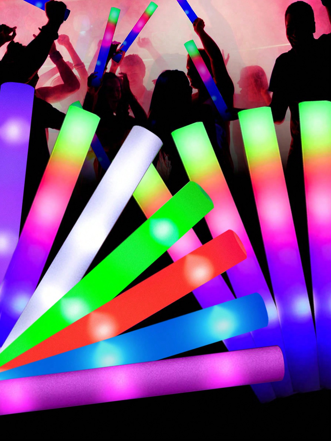 20/30szt Piankowe pałeczki świ – Flashing Led Foam Sticks Party recenzja i cena